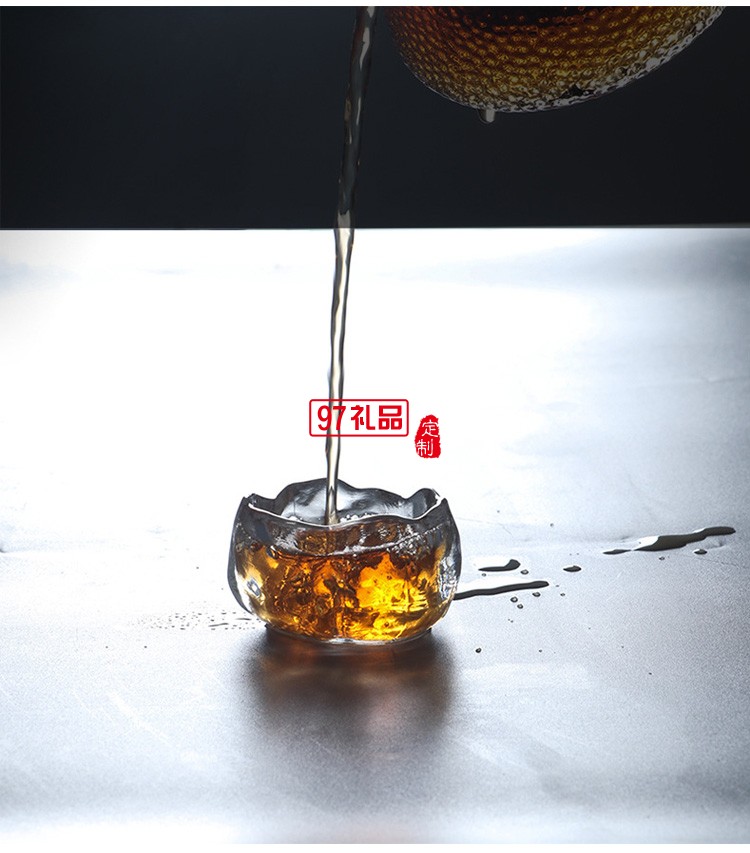 琉璃品茗杯單杯日式迷你個(gè)人小茶杯加厚玻璃上神杯