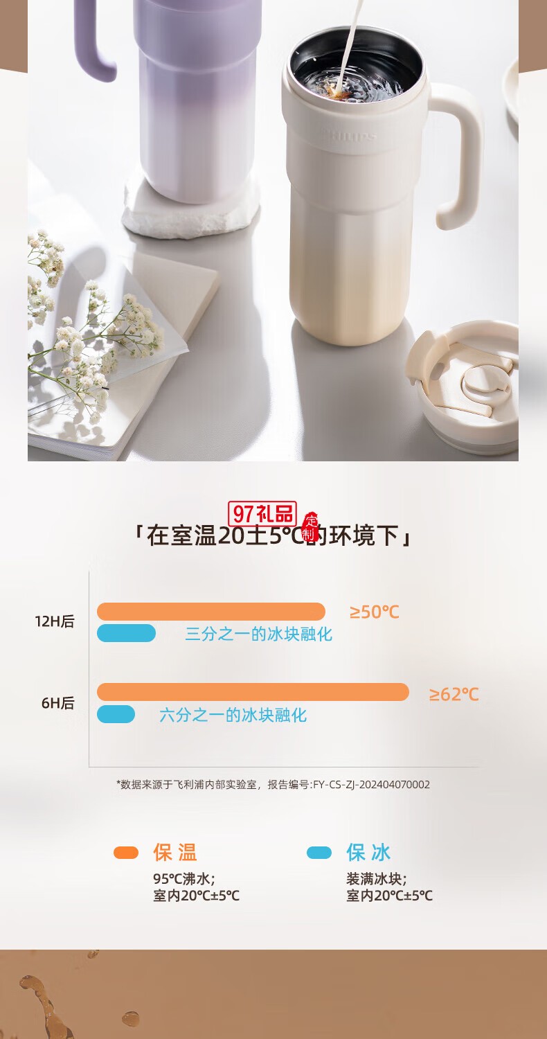 飛利浦冰霸杯 高級漸變色系，潮流時尚單品